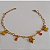 PULSEIRA NO BRUTO PRONTO PARA O NANHO  - DELICADA COM CORRENTE DE CORAÇÃO - TAMANHO 18CM - PESO 1,8GR - BRU4569 - Imagem 1