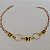 PULSEIRA NO BRUTO PRONTO PARA O BANHO - COM CORRENTE EM CORAÇÃO (DELICADA) COM TREIS BORBOLETA - TAMANHO 18CM - BRU3866B - Imagem 1