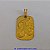 PINGENTE NO BRUTO PRONTO PARA BANHO PESO TOTAL 2.8GR) (E3016  PLACA MILITAR FÉ  30MM(3CM)) BRU2404D - Imagem 1