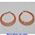 BRINCO BRUTO PRONTO PARA BANHO ARGOLA REVESTIDA ESPIRAL 40MM - LARGURA 7MM - PESO 8,3GR - BRU100117A - Imagem 1