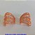 BRINCO NO BRUTO PRONTO PARA O BANHO -  TRIO COM TREIS FILEIRA DE MICRO ZIRCONIAS - LARGURA 2CM - PESO TOTAL 6.8GE - BRU4410 - Imagem 1