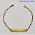 PULSEIRA NO BRUTO PRONTO PARA O BANHO(3.1723) PLACA MÃE EU TE AMO TAMANHO 18CM - PESO 1,6GR  E FECHO LAGOSTA - BRU100321A - Imagem 1