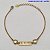 PULSEIRA NO BRUTO PRONTO PARA O BANHO(E2153) PLACA FUNDO MAR CORAÇÕES DE CRISTAL TAMANHO 16CM + EXTENSOR  - PESO 2,3GR  E FECHO LAGOSTA - BRU100328A - Imagem 1