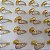 ANEL NO BRUTO PRONTO PARA O BANHO DESING MODERNO COM MICRO ZIRCÔNIAS LARGURA MM PESO 3,0GR ANEL000149 - Imagem 1