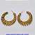 BRINCO NO BRUTO PRONTO PARA O BANHO(CX86) - 100%LATÃO ARGOLA ESPIRAL 37MM  - PESO TOTAL 12,4GR - BRU100360A - Imagem 1