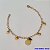 PULSEIRA NO BRUTO PRONTO PARA O BANHO(CX79) -  PULSEIRA FEMININA CORAÇÕES LISOS E PEDRA CRISTAL FORMATO CORAÇÃO - TAMANHO 18CM  - PESO 2,5GR  E FECHO LAGOSTA - BRU100412A - Imagem 1