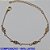 PULSEIRA NO BRUTO PRONTO PARA O BANHO- PULSEIRA FEMININA QUATRO FOLHAS VAZADO COM DESENHO DE FLORES - TAMANHO 17CM + EXTENSOR - PESO 1.1GR E FECHO LAGOSTA - BRU11030A - Imagem 1