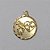 PINGENTE NO BRUTO PRONTO PARA O BANHO - (5276) MEDALHA MENINA QUEBRA-CABEÇA (AUTISMO) AUTO RELEVO- TAMANHO 17.8MM - PESO 1.2GR - BRU001017A - Imagem 1