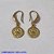 BRINCO BRUTO PRONTO PARA BANHO BASE ANZOL (2657) MEDALHA REDONDA 11MM C/ PATA PET (I LOVE MY PET) - PESO TOTAL 2,0GR - BRU001051A - Imagem 1