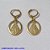 BRINCO BRUTO PRONTO PARA BANHO ARGOLA PRESSÃO (30) MEDALHA OVAL VAZ C/ N. S. APARECIDA 30X24MM- PESO TOTAL 2,9GR - BRU001061A - Imagem 1