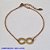 PULSEIRA NO BRUTO PRONTO PARA O BANHO- INFINITO 22MM"MÃE AMOR ETERNO (4969) 18CM +EXTENSOR -PESO TOTAL 2,0GR - BRU001092A - Imagem 1