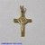 PINGENTE BRUTO PRONTO PARA BANHO (CX31) CRUZ JESUS 16MM PESO TOTAL 0,8GR - BRU001096A - Imagem 1