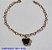 PULSEIRA NO BRUTO PRONTO PARA O BANHO -  PULSEIRA FEMININA VAN CLEEF PRETA 11MM - TAMANHO 18CM - PESO 2,1GR  E FECHO LAGOSTA - BRU001118A - Imagem 1