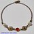 PULSEIRA NO BRUTO PRONTO PARA O BANHO(CX112) -  PULSEIRA FEMININA PÉROLAS E PEDRA CRISTAL VERMELHA  - TAMANHO 18CM + EXTENSOR - PESO 1,5GR  E FECHO LAGOSTA - BRU001148A - Imagem 1