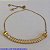 PULSEIRA NO BRUTO PRONTO PARA O BANHO - (PULSEIRAS AJUSTAVEL(REGULAVEL) COMPOSIÇÃO 70% ZIRCONIAS E 30% LATÃO - PESO TOTAL 3,9GR - BRU4290C - Imagem 1