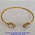 BRACELETE NO BRUTO PRONTO PARA O BANHO(CX45) -  PULSEIRA FEMININA - COM DUAS GOTAS TODO CRAVEJADO EM MICRO ZIRCONIA  - TAMANHO 18CM(AJUSTAVEL) - PESO 5.9GR   -BRU2867 - Imagem 1