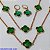 CONJUNTO NO BRUTO PRONTO PARA O BANHO - " VAN CLEEF " (GARGANTILHA/PULSEIRA E BRINCO ) PINGENTE DE 13MM - PESO TOTAL 15.3GR -CORRENTE ELLO PORTUGUESE FECHO LAGOSTA BRU6836E - Imagem 1