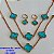 CONJUNTO NO BRUTO PRONTO PARA O BANHO - " VAN CLEEF " (GARGANTILHA/PULSEIRA E BRINCO ) PINGENTE DE 10MM - PESO TOTAL 6,9GR -CORRENTE ELLO PORTUGUESE FECHO LAGOSTA BRU6836P - Imagem 1