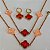 CONJUNTO NO BRUTO PRONTO PARA O BANHO - " VAN CLEEF " (GARGANTILHA/PULSEIRA E BRINCO ) PINGENTE DE  - PESO TOTAL 6,9GR -CORRENTE ELLO PORTUGUESE FECHO LAGOSTA BRU6836R - Imagem 1