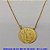 GARGANTILHA NO BRUTO PRONTO PARA O BANHO(MEDALHA DE SAO BENTO 20MM(E3074) COM CORRENTE CADEADO DE 45CM - BRU000444 - Imagem 1