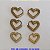 BRINCO NO BRUTO PRONTO PARA O BANHO TAMANHO 16/14//12MM TRIO DE CORAÇÃO DE PRESSÃO(TRANQUETA) PESO TOTAL 7.3GR - BRU7257 - Imagem 1