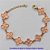 PULSEIRA NO BRUTO PRONTO PARA O BANHO - " VAN CLEEF " PULSEIRA TAMANHO 18CM + EXTENSOR - PESO TOTAL 1,9GR - FECHO LAGOSTA BRU8987 - Imagem 1