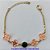 PULSEIRA NO BRUTO PRONTO PARA O BANHO - PULSEIRA TIJOLINHO COM 4 VAN CLEEF 14MM COM 1 ZIRCÔNIA PRETA E BASE EM ALTA FUSÃO  - TAMANHO 18CM - PESO 8GR COM EXTENSOR E FECHO LAGOSTA - BRU8998 - Imagem 1