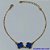 PULSEIRA NO BRUTO PRONTO PARA O BANHO - " VAN CLEEF " COM 2 PINGENTES DE 11MM - CORRENTE CADEADO 18CM - PESO TOTAL 2,0GR - COM EXTENSOR E FECHO LAGOSTA BRU9025 - Imagem 1