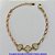 PULSEIRA NO BRUTO PRONTO PARA O BANHO -  PULSEIRA FEMININA TIPO VAN CLEEF MADRE PÉROLA - TAMANHO 18CM COM EXTENSOR - PESO 4,1GR  E FECHO LAGOSTA - BRU9088 - Imagem 1