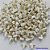 ACESSORIO NO BRUTO PRONTO PARA O BANHO - PEDRA NATURAL CASCALHO BRANCO CASTROADO - TAMANHO MÉDIO 7MM - PESO MÉDIO 2GR (VENDIDA POR UNIDADE) BRU0001427 - Imagem 1