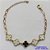 PULSEIRA NO BRUTO PRONTO PARA O BANHO -  PULSEIRA FEMININA COM 5 PINGENTES TIPO VAN CLEEF 11MM COM 4 EM MADRE PÉROLA- TAMANHO 18CM COM EXTENSOR E FECHO LAGOSTA - PESO 4,6GR - BRU9127 - Imagem 1