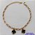 PULSEIRA NO BRUTO PRONTO PARA O BANHO -  PULSEIRA FEMININA COM 2 PINGENTES TIPO VAN CLEEF 11MM - TAMANHO 18CM COM EXTENSOR E FECHO LAGOSTA - PESO 3,8GR - BRU9134 - Imagem 1