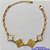 PULSEIRA NO BRUTO PRONTO PARA O BANHO -  PULSEIRA FEMININA COM 2 PINGENTES TIPO VAN CLEEF 11MM -  E 2 14MM - TAMANHO 18CM COM EXTENSOR E FECHO LAGOSTA - PESO 4GR - BRU9136 - Imagem 1