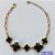 PULSEIRA NO BRUTO PRONTO PARA O BANHO -  PULSEIRA FEMININA COM 3 PINGENTES TIPO VAN CLEEF 11MM E 2 DE 15MM EM VIDRO - TAMANHO 18CM COM EXTENSOR E FECHO LAGOSTA COMPOSIÇÃO: LATÃO / VIDRO - PESO 6,3GR - BRU9149 - Imagem 1