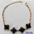 PULSEIRA NO BRUTO PRONTO PARA O BANHO -  PULSEIRA FEMININA COM 4 PINGENTES TIPO VAN CLEEF 15MM - TAMANHO 18CM COM EXTENSOR E FECHO LAGOSTA COMPOSIÇÃO: LATÃO / VIDRO - PESO 7,8GR - BRU9150 - Imagem 1