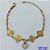 PULSEIRA NO BRUTO PRONTO PARA O BANHO -  PULSEIRA FEMININA COM 4 PINGENTES TIPO VAN CLEEF 15MM COM PINGENTE EM CORAÇÃO - TAMANHO 18CM COM EXTENSOR E FECHO LAGOSTA COMPOSIÇÃO: LATÃO / VIDRO - PESO 4,6GR - BRU9154 - Imagem 1