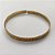 PULSEIRA (BRACELETE) NO BRUTO PRONTO PARA O BANHO(CX114) - TAMANHO 50MM - LARGURA 4MM - PESO TOTAL 3,5GR - BRU9230 - Imagem 2