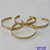 PULSEIRA (BRACELETE) NO BRUTO PRONTO PARA O BANHO - (3.2967) TAMANHO 65MM - LARGURA 7MM - DESENHO ONDAS - PESO TOTAL 5,2GR - BRU9233 - Imagem 1