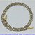 CORRENTE MASCULINA NO BRUTO PRONTO PARA O BANHO - CORRENTE 3X1 ELLO BATIDO DIAMANTADA (M3118) - COMPRIMENTO: 60CM - LARGURA 4,2MM - FECHO GAVETA COM TRAVA - PESO 13,3GR - COMPOSIÇÃO: 100% LATÃO - BRU9250 - Imagem 1