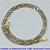 CORRENTE MASCULINA NO BRUTO PRONTO PARA O BANHO - CORRENTE 3X1 ELLO BATIDO DIAMANTADA (M3118) - COMPRIMENTO: 70CM - LARGURA 4,2MM - FECHO GAVETA COM TRAVA - PESO 15,3GR - COMPOSIÇÃO: 100% LATÃO - BRU9254 - Imagem 1