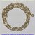 CORRENTE MASCULINA NO BRUTO PRONTO PARA O BANHO - CORRENTE 3X1 ELLO BATIDO DIAMANTADA (M31158) - COMPRIMENTO: 70CM - LARGURA 6,4MM - ESPESSURA: 1,5MM - FECHO LAGOSTA - PESO 31,3GR - COMPOSIÇÃO: 100% LATÃO - BRU9263 - Imagem 1