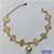 PULSEIRA NO BRUTO PRONTO PARA O BANHO - PULSEIRA FEMININA COM 8 PINGENTES TIPO VAN CLEEF 15MM - COM CORAÇÃO DUPLO LISO 13MM - TAMANHO 18CM COM EXTENSOR E FECHO LAGOSTA - PESO 6,2GR - BRU9268 - Imagem 1