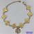 PULSEIRA NO BRUTO PRONTO PARA O BANHO - PULSEIRA FEMININA COM 8 PINGENTES TIPO VAN CLEEF 15MM - COM ARVORE DA VIDA VAZADA 14MM - TAMANHO 18CM COM EXTENSOR E FECHO LAGOSTA - PESO 5,4GR - BRU9269 - Imagem 1