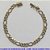 PULSEIRA MASCULINA NO BRUTO PRONTO PARA O BANHO - COM CORRENTE 3X1 ELLO BATIDO DIAMANTADA (M31158) - COMPRIMENTO: 20CM - LARGURA 6,4MM - ESPESSURA: 1,5MM - FECHO CANHÃO COM TRAVA - PESO 10GR - COMPOSIÇÃO: 100% LATÃO - BRU9279 - Imagem 1