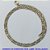 CORRENTE MASCULINA NO BRUTO PRONTO PARA O BANHO - CORRENTE 3X1 ELLO BATIDO DIAMANTADA (M3188) - COMPRIMENTO: 70CM - LARGURA 3,2MM - ESPESSURA: 0,8MM - FECHO LAGOSTA - PESO 9,2GR - COMPOSIÇÃO: 100% LATÃO - BRU9288 - Imagem 1