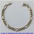 PULSEIRA MASCULINA NO BRUTO PRONTO PARA O BANHO - PULSEIRA 3X1 ELLO BATIDO DIAMANTADA (M31188) - COMPRIMENTO: 18CM - LARGURA 7MM - ESPESSURA: 1,8MM - FECHO CANHÃO COM TRAVA - PESO 12,8GR - COMPOSIÇÃO: 100% LATÃO - BRU9291 - Imagem 1