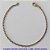 PULSEIRA MASCULINA NO BRUTO PRONTO PARA O BANHO - PULSEIRA CARTIER CURTA (M-KD80) - COMPRIMENTO: 20CM - LARGURA 0.80MM -  FECHO LAGOSTA - PESO 3GR - COMPOSIÇÃO: 100% LATÃO - BRU9297 - Imagem 1