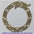 CORRENTE MASCULINA NO BRUTO PRONTO PARA O BANHO - CORRENTE 3X1 ELLO BATIDO DIAMANTADA (M31189) - COMPRIMENTO: 60CM - LARGURA 7MM - ESPESSURA: 1,8MM - FECHO LAGOSTA - PESO 36,2GR - COMPOSIÇÃO: 100% LATÃO - BRU9298 - Imagem 1