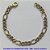 PULSEIRA MASCULINA NO BRUTO PRONTO PARA O BANHO - PULSEIRA 3X1 ELLO BATIDO DIAMANTADA (M31189) - COMPRIMENTO: 18CM - LARGURA 7MM - ESPESSURA: 1,8MM - FECHO LAGOSTA - PESO 12,2GR - COMPOSIÇÃO: 100% LATÃO - BRU9304 - Imagem 1