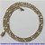 CORRENTE MASCULINA NO BRUTO PRONTO PARA O BANHO - CORRENTE 3X1 ELLO BATIDO DIAMANTADA (M31128) - COMPRIMENTO: 60CM - LARGURA 5MM - ESPESSURA: 1,2MM - FECHO CANHÃO COM TRAVA - PESO 18GR - COMPOSIÇÃO: 100% LATÃO - BRU9310 - Imagem 1